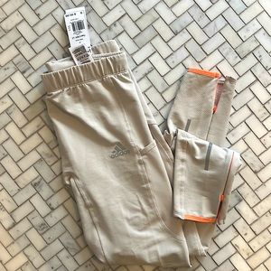 NWT Women’s Adidas Cold Ready Running Tights Carrera in Alumina size S